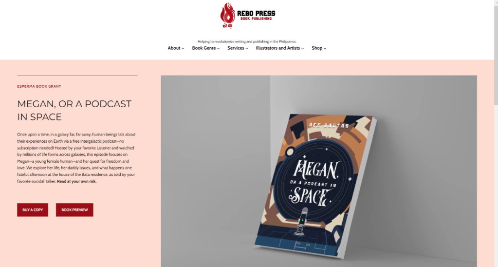 author website individual book feature