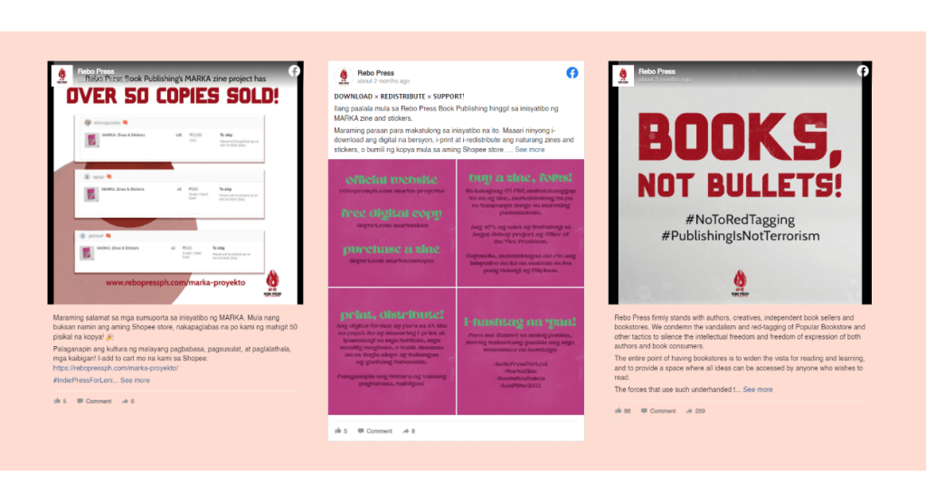 author website social media feed