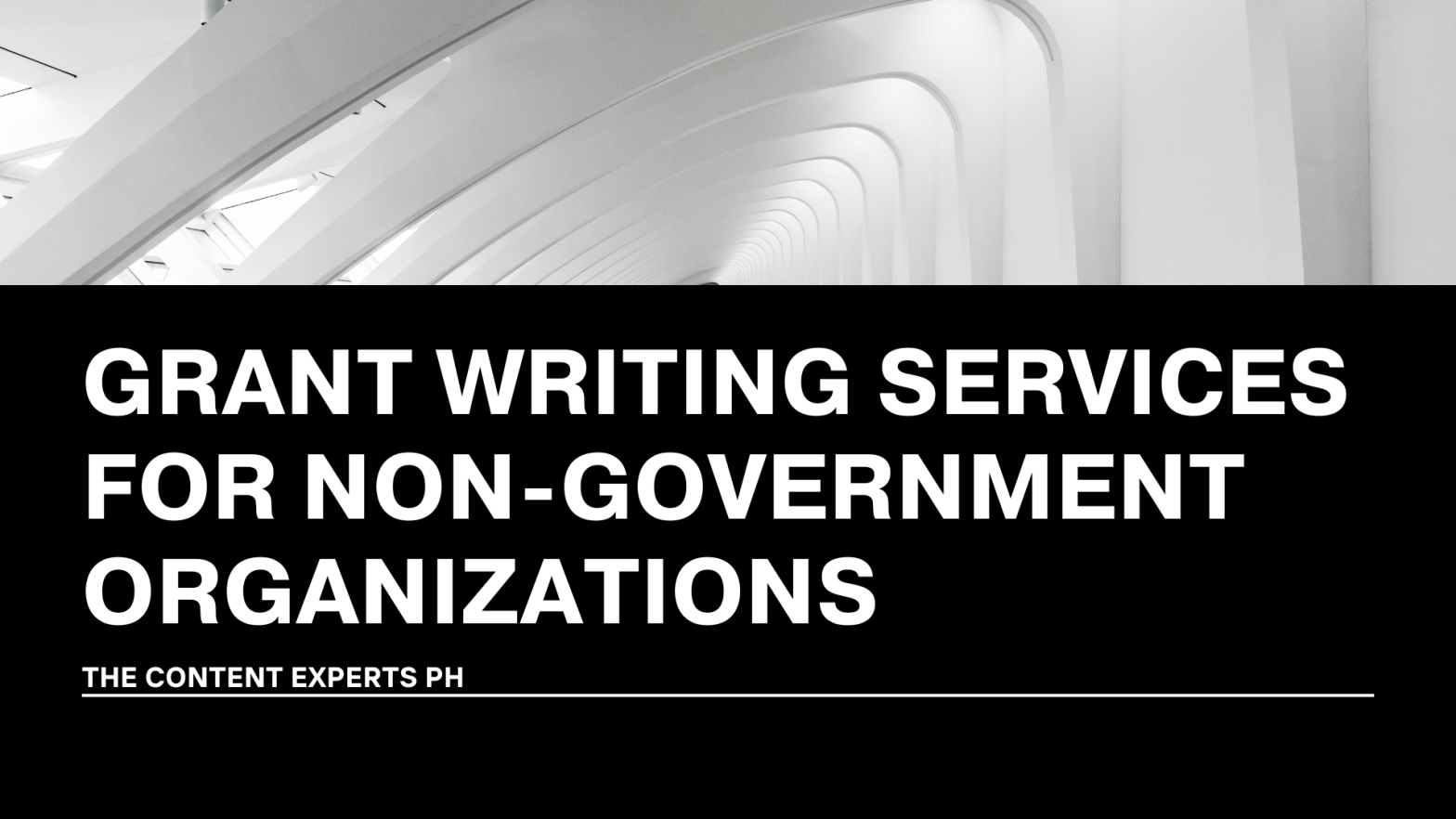 Grant writing services for non-government organizations